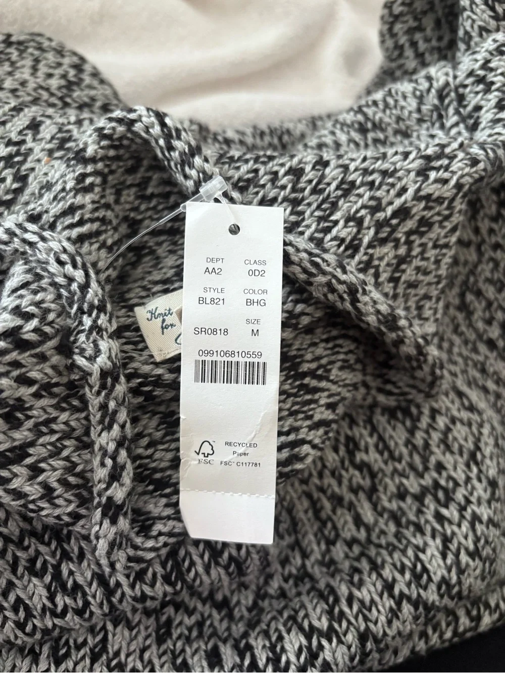 J Crew - Heritage marled cotton rollneck sweater - men’s Medium - NWT